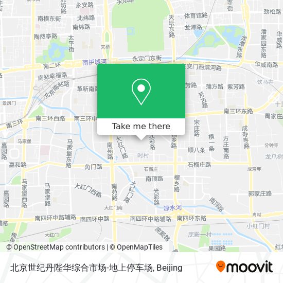 北京世纪丹陛华综合市场-地上停车场 map