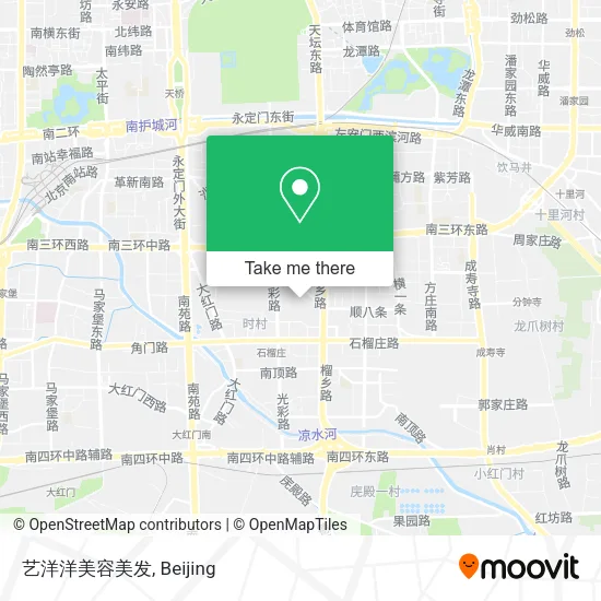 艺洋洋美容美发 map