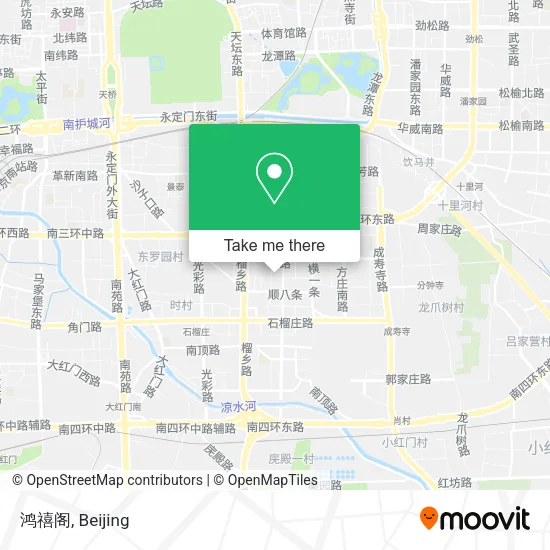 鸿禧阁 map