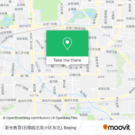新光教育(石榴园北里小区东北) map