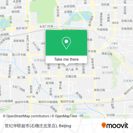 世纪华联超市(石榴庄北里店) map