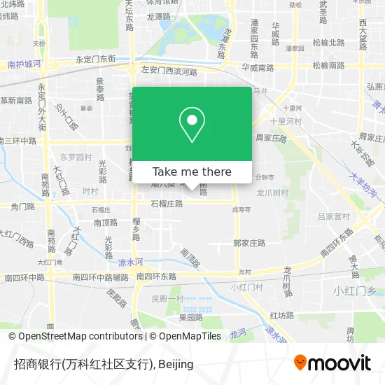 招商银行(万科红社区支行) map