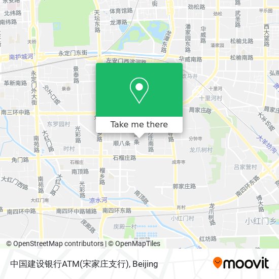 中国建设银行ATM(宋家庄支行) map
