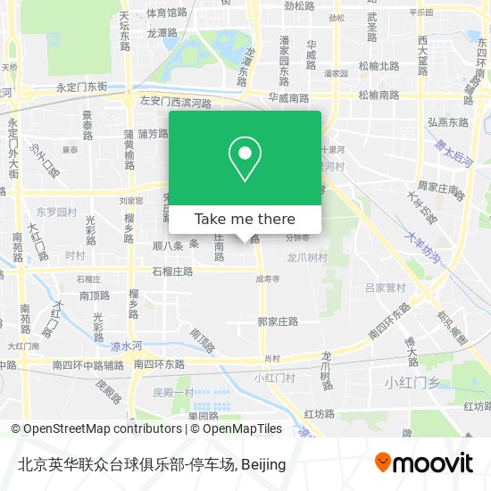 北京英华联众台球俱乐部-停车场 map