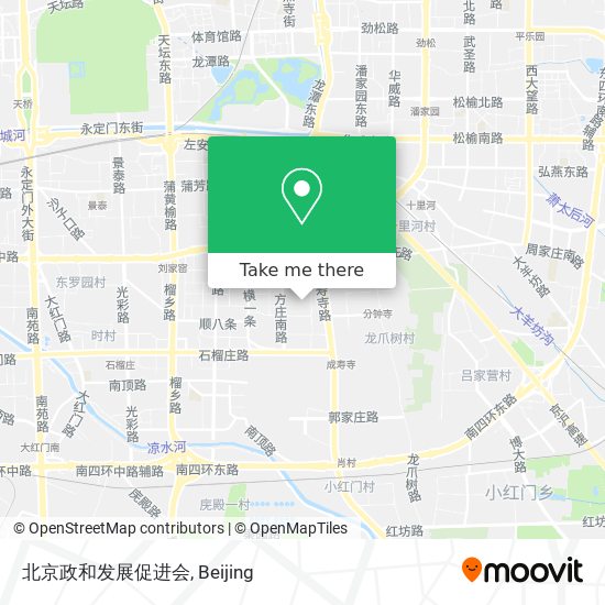 北京政和发展促进会 map