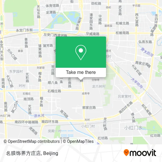 名膜饰界方庄店 map