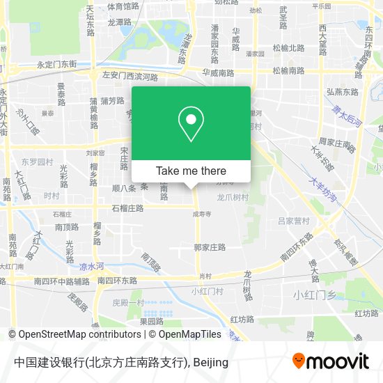 中国建设银行(北京方庄南路支行) map