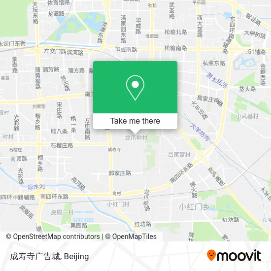 成寿寺广告城 map