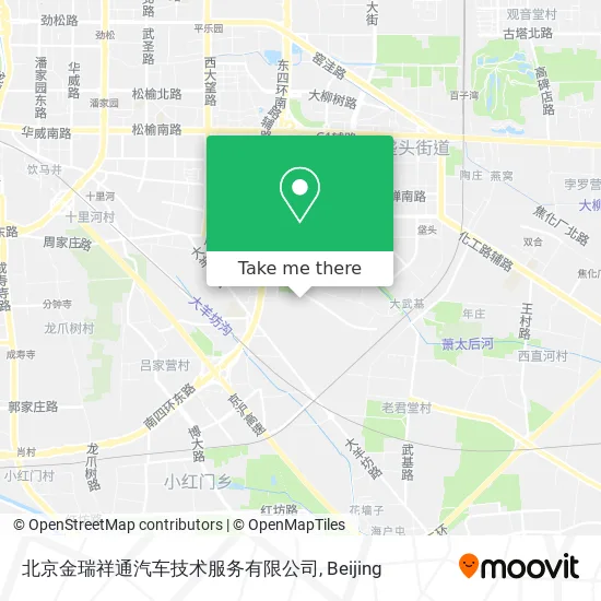 北京金瑞祥通汽车技术服务有限公司 map