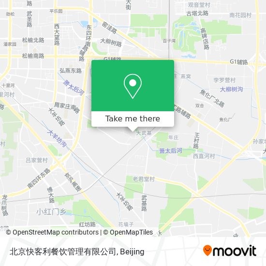 北京快客利餐饮管理有限公司 map