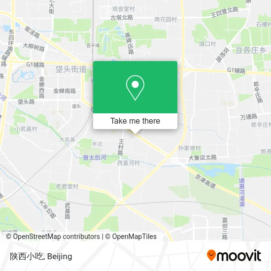 陕西小吃 map