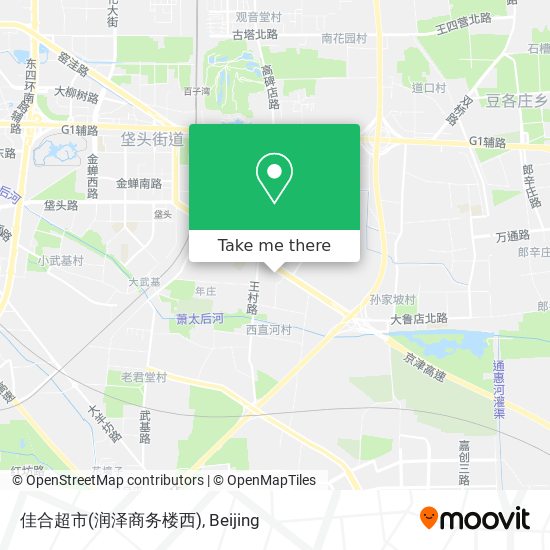 佳合超市(润泽商务楼西) map