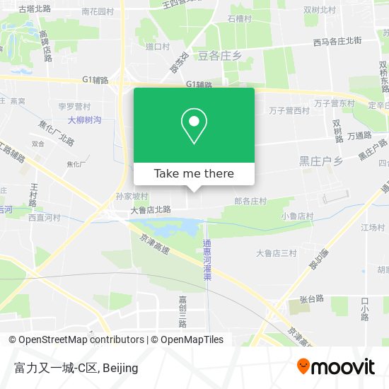 富力又一城-C区 map