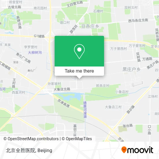 北京全胜医院 map