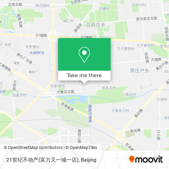 21世纪不动产(富力又一城一店) map