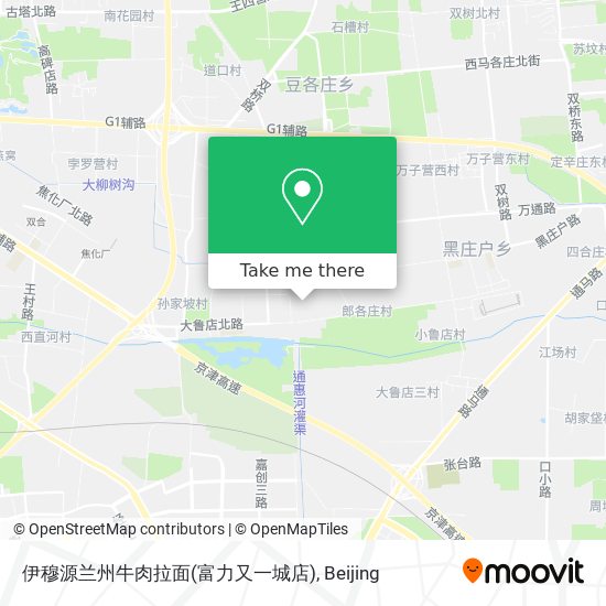 伊穆源兰州牛肉拉面(富力又一城店) map