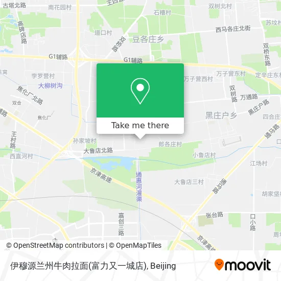 伊穆源兰州牛肉拉面(富力又一城店) map