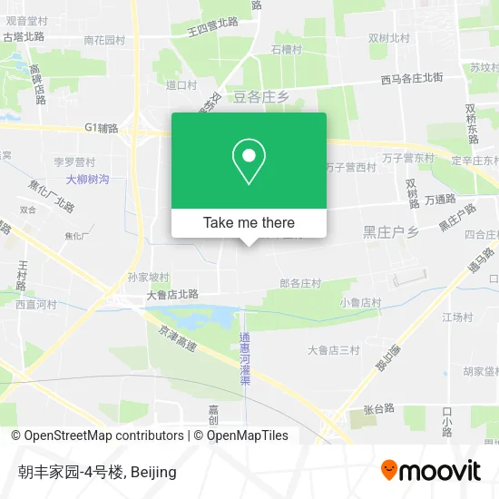 朝丰家园-4号楼 map