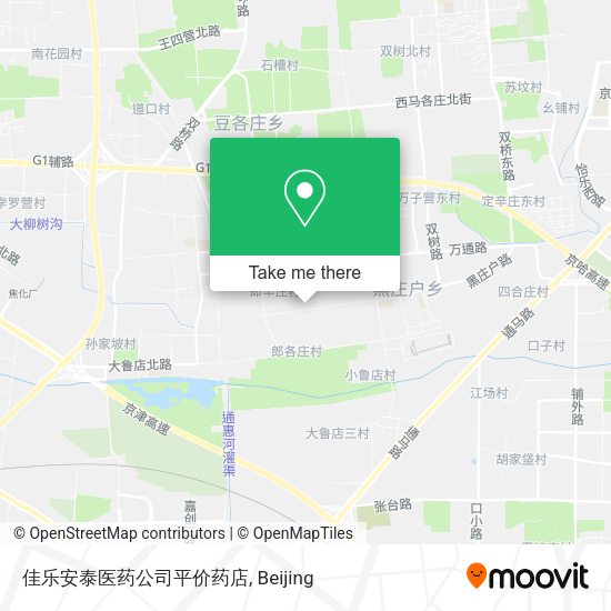 佳乐安泰医药公司平价药店 map