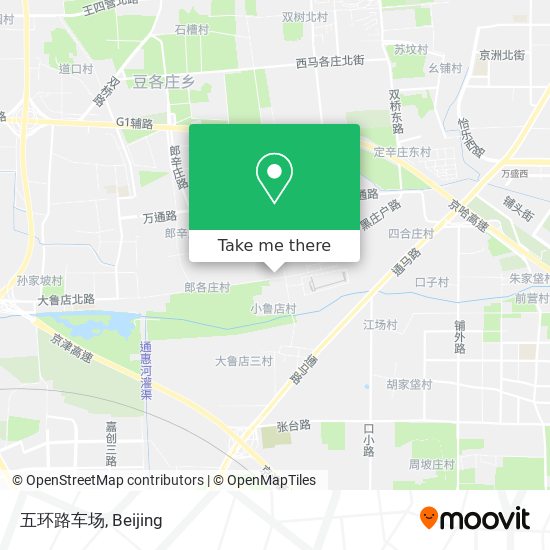 五环路车场 map