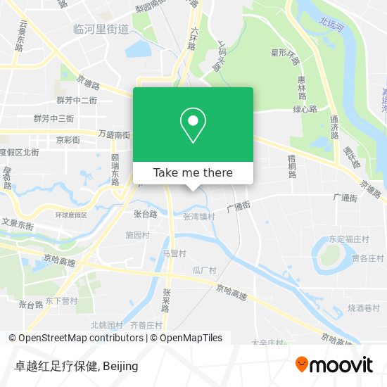 卓越红足疗保健 map