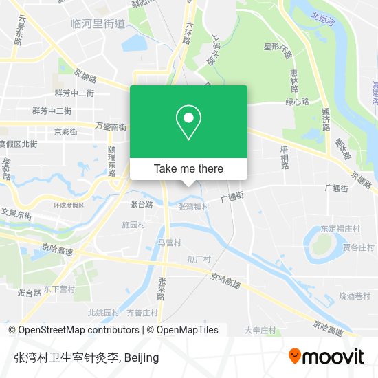 张湾村卫生室针灸李 map