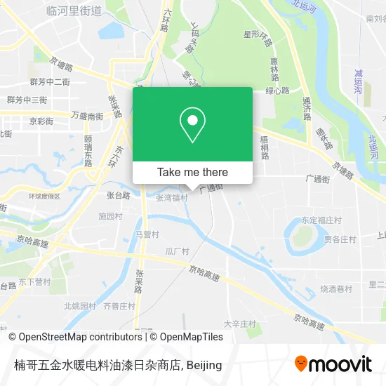 楠哥五金水暖电料油漆日杂商店 map