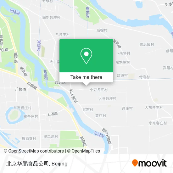 北京华鹏食品公司 map