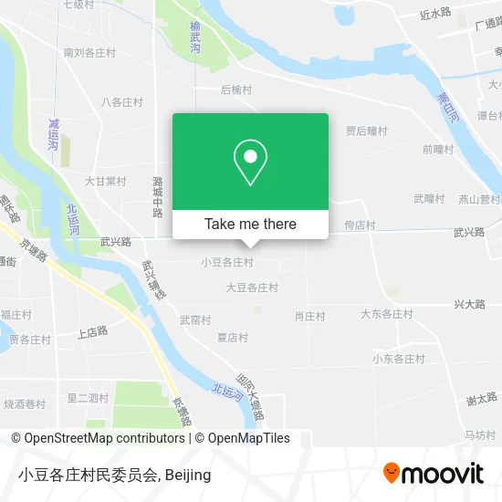 小豆各庄村民委员会 map