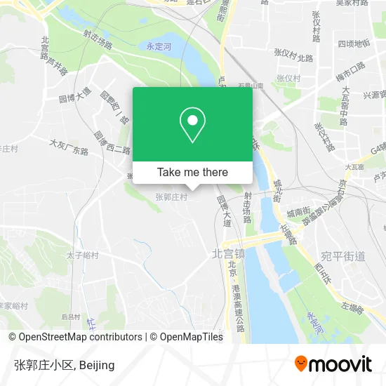 张郭庄小区 map