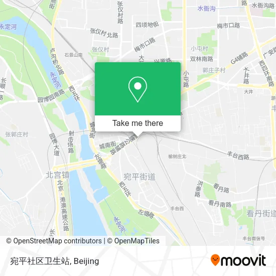宛平社区卫生站 map