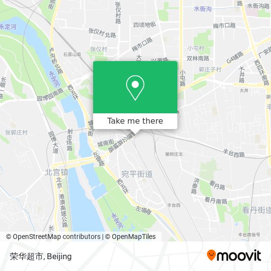 荣华超市 map