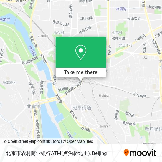 北京市农村商业银行ATM(卢沟桥北里) map