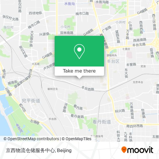 京西物流仓储服务中心 map