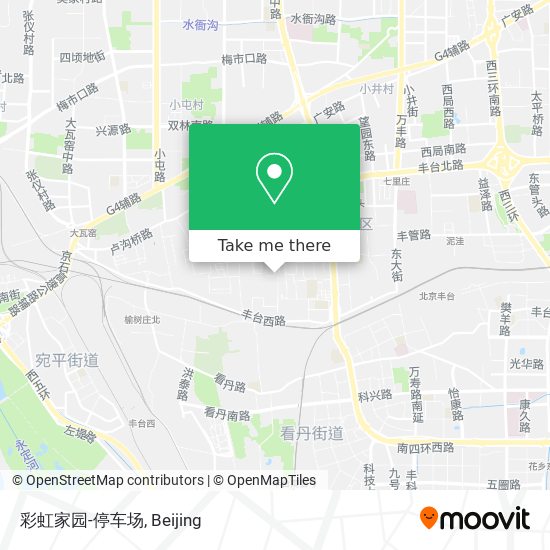 彩虹家园-停车场 map
