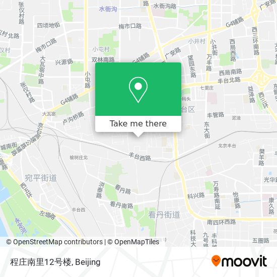 程庄南里12号楼 map