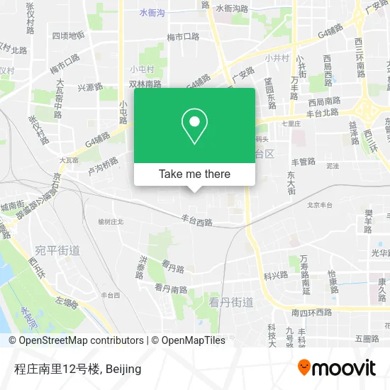 程庄南里12号楼 map