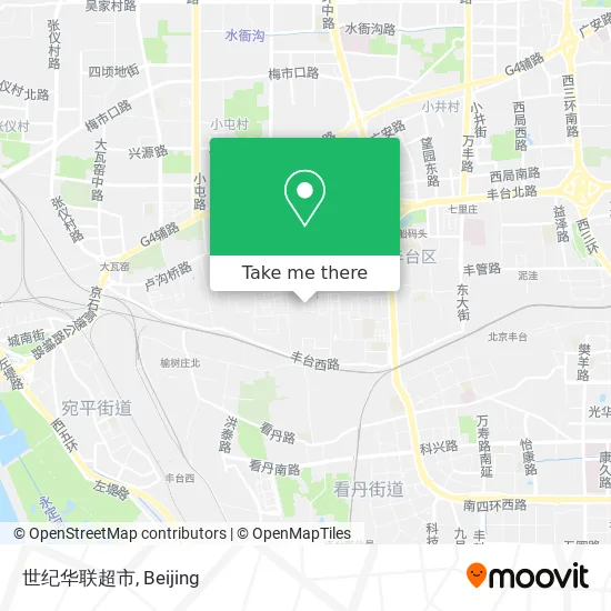 世纪华联超市 map