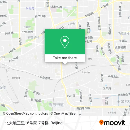 北大地三里16号院-7号楼 map