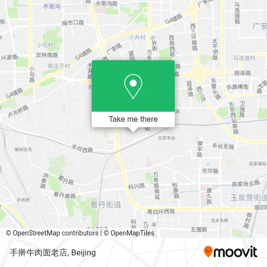 手擀牛肉面老店 map