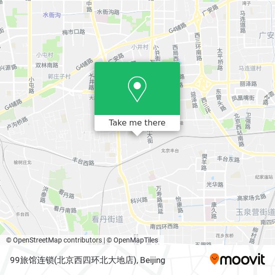 99旅馆连锁(北京西四环北大地店) map