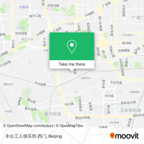 丰台工人俱乐部-西门 map