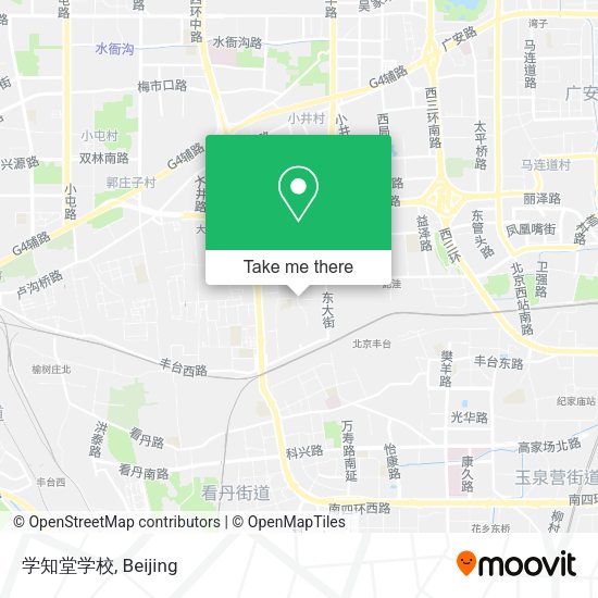 学知堂学校 map