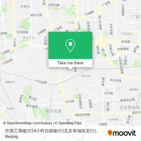 中国工商银行24小时自助银行(北京幸福街支行) map