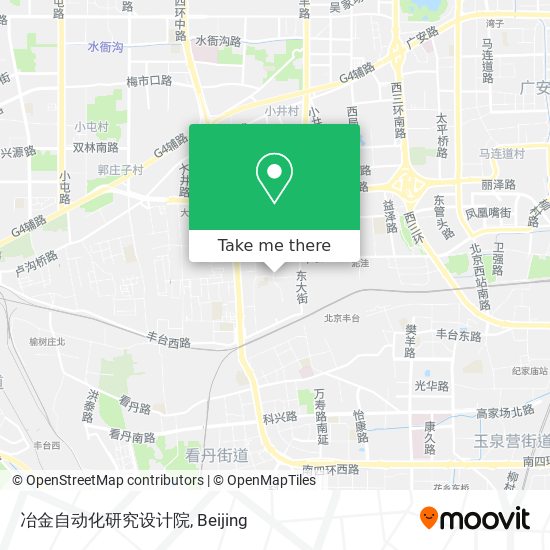 冶金自动化研究设计院 map