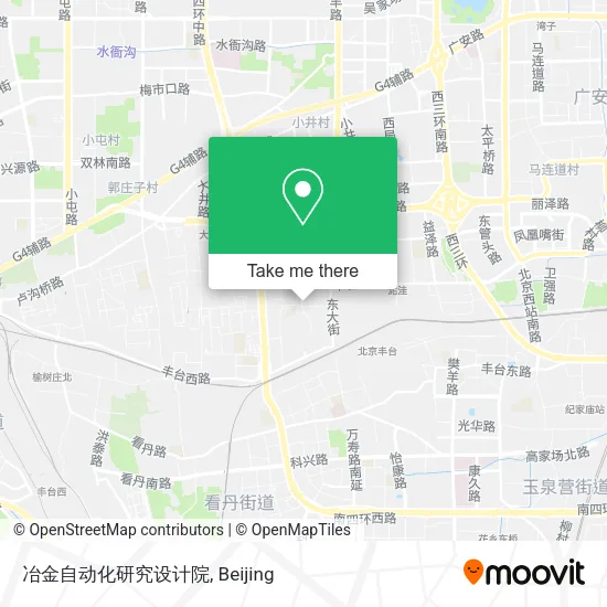 冶金自动化研究设计院 map