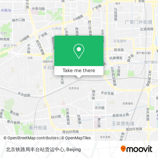 北京铁路局丰台站货运中心 map