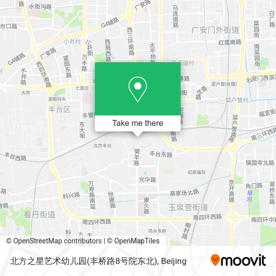 北方之星艺术幼儿园(丰桥路8号院东北) map