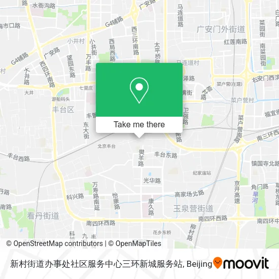 新村街道办事处社区服务中心三环新城服务站 map
