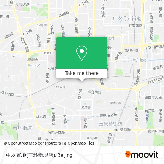 中友置地(三环新城店) map